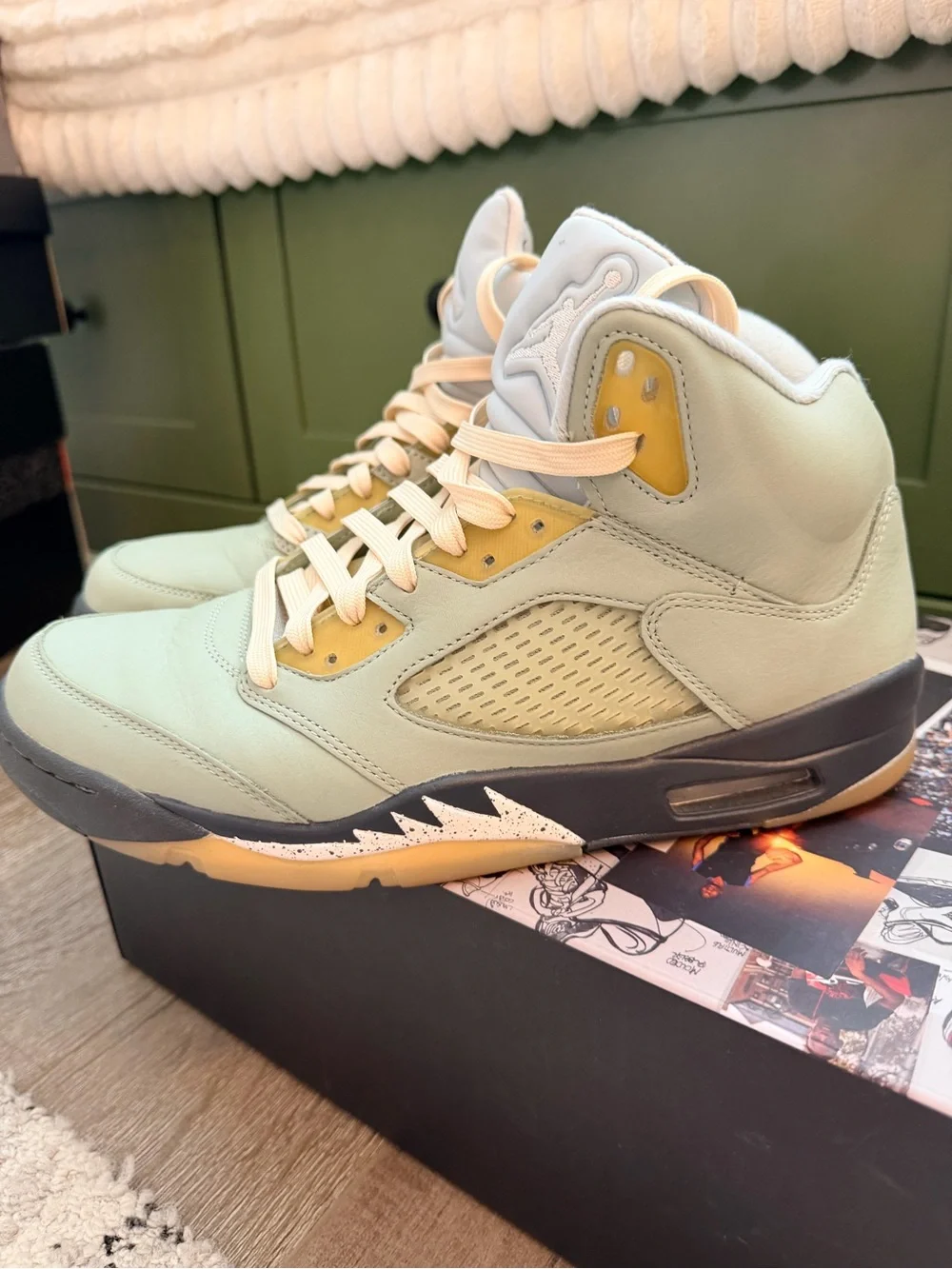 Air Jordan 5 Retro - Jade Horizon/Desert Sand